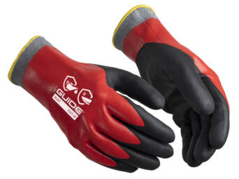 Gants de Travail imperméable en Cuir et Softshell Guide Gloves