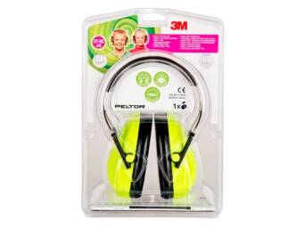 EARMUFF KIDS SAFETY NEON GREEN