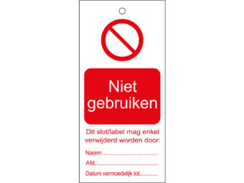 TAG NIET GEBRUIKEN 75X160 256160