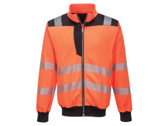 SWEATER FULL ZIP HI-VIS PW370