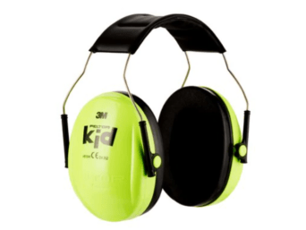 EARMUFF KIDS SAFETY NEON GREEN