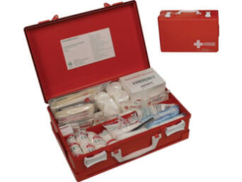 2 Pièces Trousse Secours Portable Kit, Trousse de Premier Secours Vide,  Kits de Premiers Secours Portables, avec Poignée, pour Situations D'urgence  à