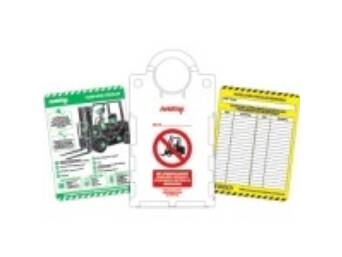 FORKLIFTAG KIT NL(2 HOUDERS/10KAARTEN)