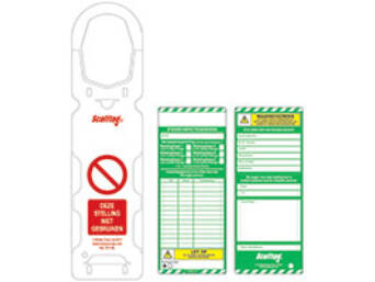 SCAFFTAG KIT NL(10SUPPORTS/20INSERTS)