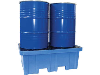 PLASTIC SPILL TRAY GRID 2 BARRELS REACHT