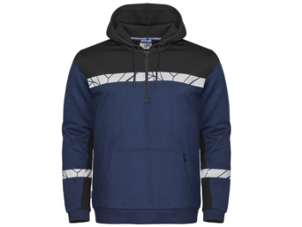 HOODIE WITH HALF ZIP 7104