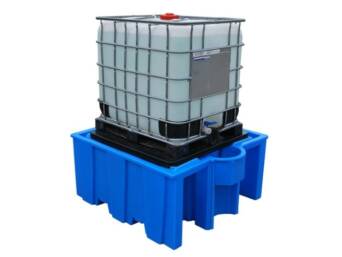 BAC DE RETENTION PE 1 IBC SANS CAILLEBOT
