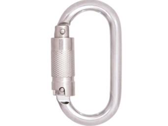 TRIPLE ACTION LOCKING SS KARABINER