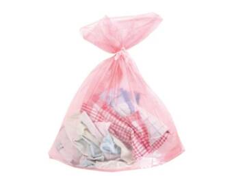 DECOMPOSABLE LAUNDRY BAG HYGOSTAR RED 60