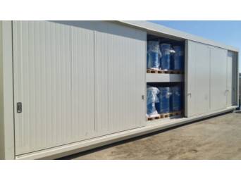 Opslagcontainer 12M 3 Schuifdeuren