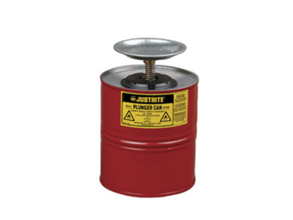 PLUNGER CAN RED GALVANIZED 4L