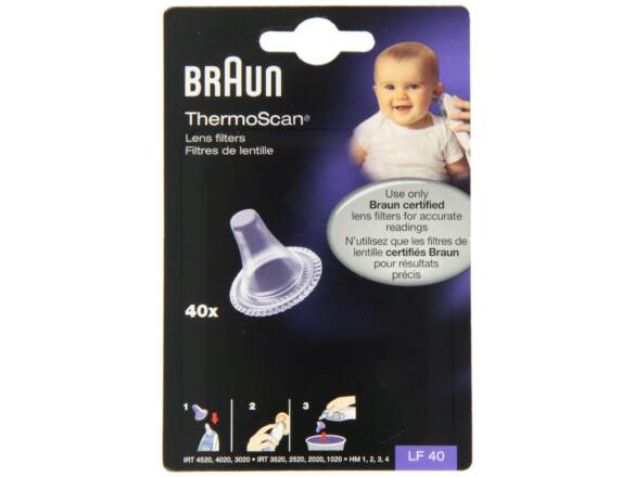 BRAUN THERMOSCAN LENS FILTERS 2X20PC