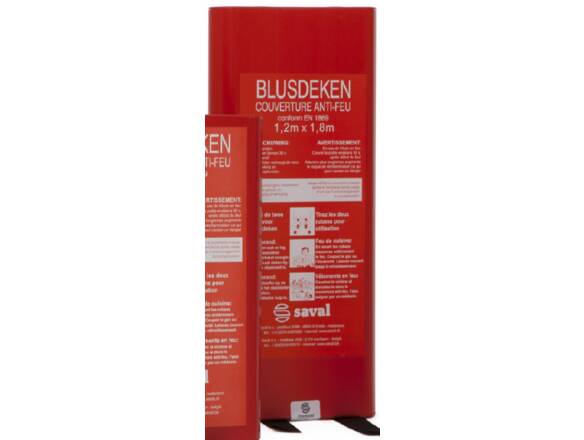 FIRE BLANKET 120X180CM NL/FR RED BOX