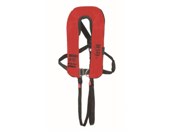 LIFE JACKET TWIN CHAMBER SOLAS RED