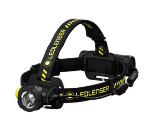 HOOFDLAMP HERLAADB. LED LENSER H7R WORK