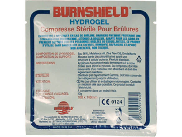 COMPRESSES BURNSHIELD 10X10CM