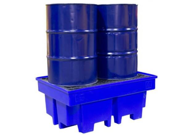 PLASTIC SPILL TRAY GRID 2 BARRELS REACHT