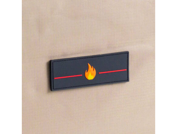 PATCH FLAME 3D PVC