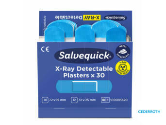 PANSEMENTS BLUE X-RAY FOOD 6x30 PI&Egrave;CES