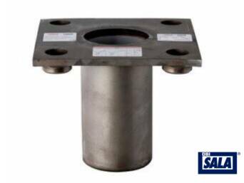PIED DE SOL INOX ENCASTRE A VIS