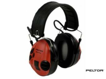 EAR MUFF ACT SPORTTAC RED/BLACK