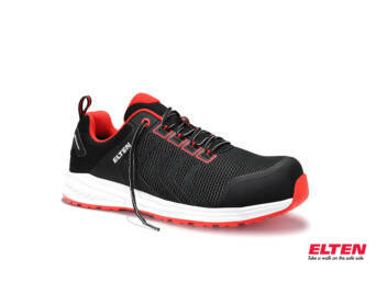 LOW SHOE LIVAS BLACK-RED LOW S1P HRO SRC