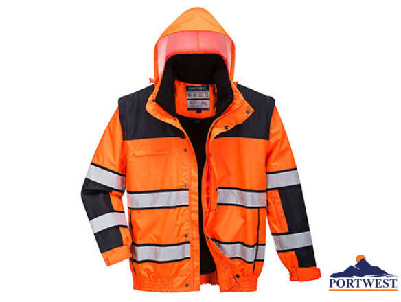 BOMBER JACKET HI-VIS C466 3 IN 1
