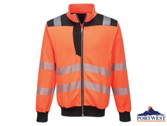SWEATER FULL ZIP HI-VIS PW370