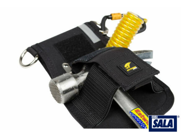 HAMER HOLSTER WITH COIL TETHE