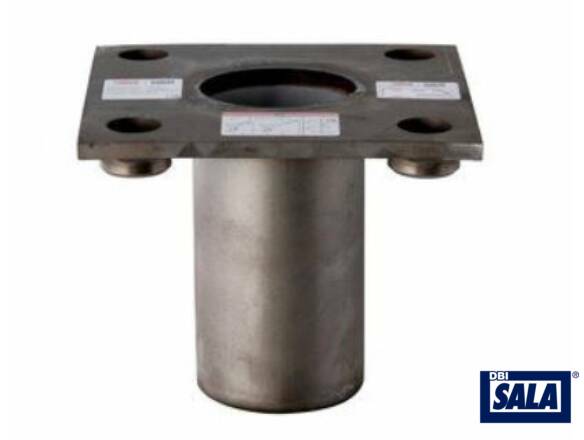 PIED DE SOL INOX ENCASTRE A VIS