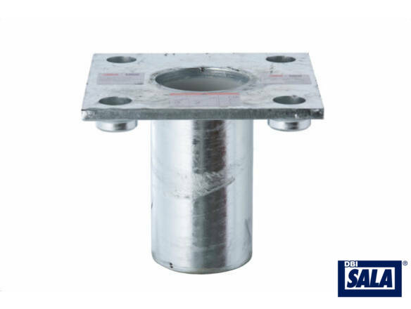 PIED DE SOL ENCASTRE ACIER GALVANISE