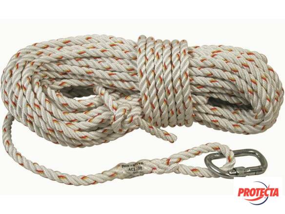CORDE 40M 10,5MM 1 MOUSQUETON