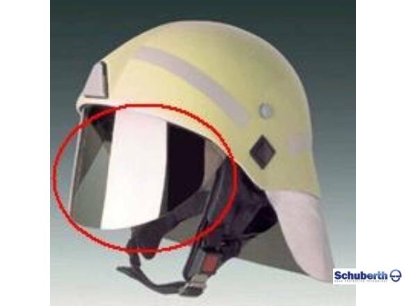 SCHERM VR BRANDWEERHELM PYROS F220
