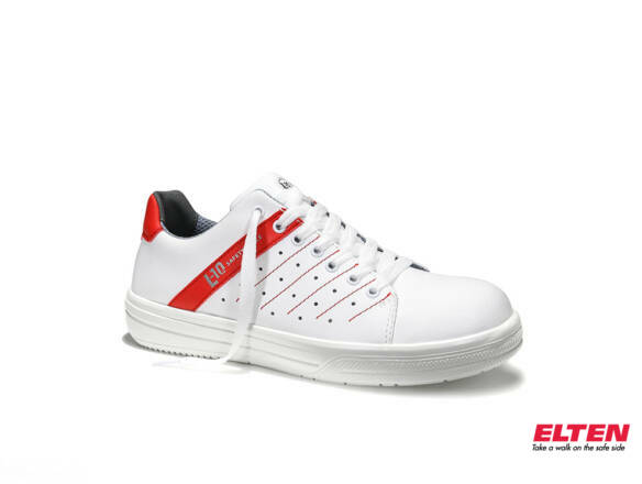 LAGE SCHOEN NORRIS WHITE-RED O1 SRC ESD