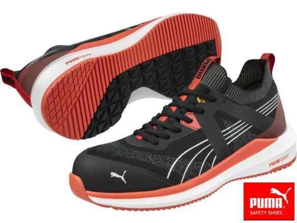 LAGE SCHOEN TURBO BLK/RED S1PS FO HRO SR